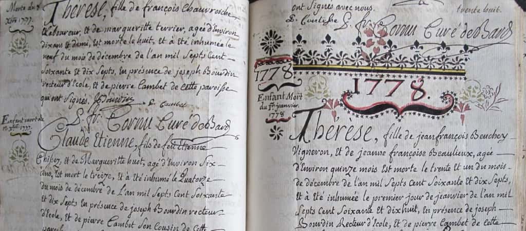 Archives Departementales De Saone Et Loire Registres Paroissiaux